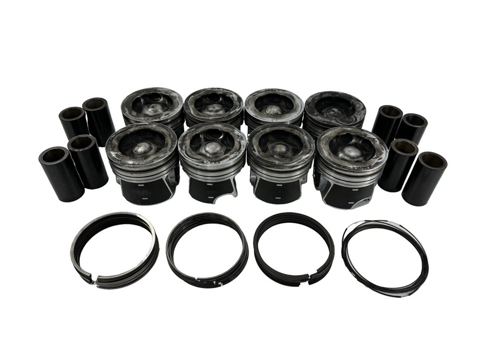 MAHLE 224-3851WR-0.50MM MAXX FORCE 7 Pistons With Rings (.50) - 08-10 Ford 6.4L Powerstroke