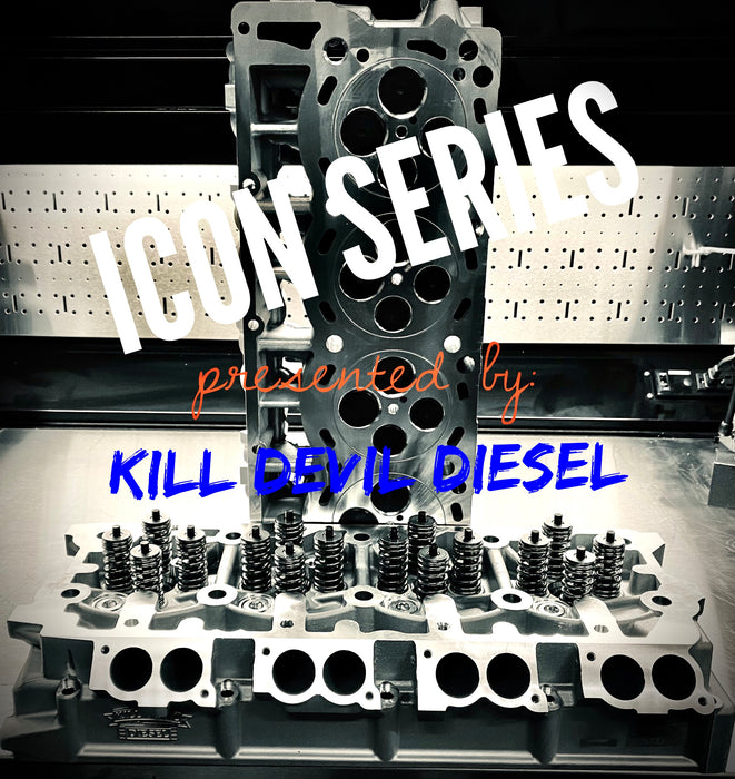 ICON Series Aluminum O-Ringed 6.0 Cylinder Heads - Street Port