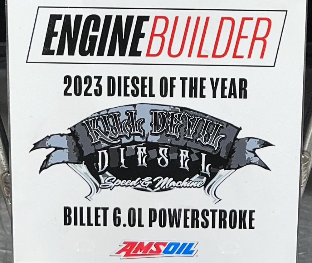 Kill Devil Diesel Wins Engine Builder Magazine's Diesel Engine of the Year Award