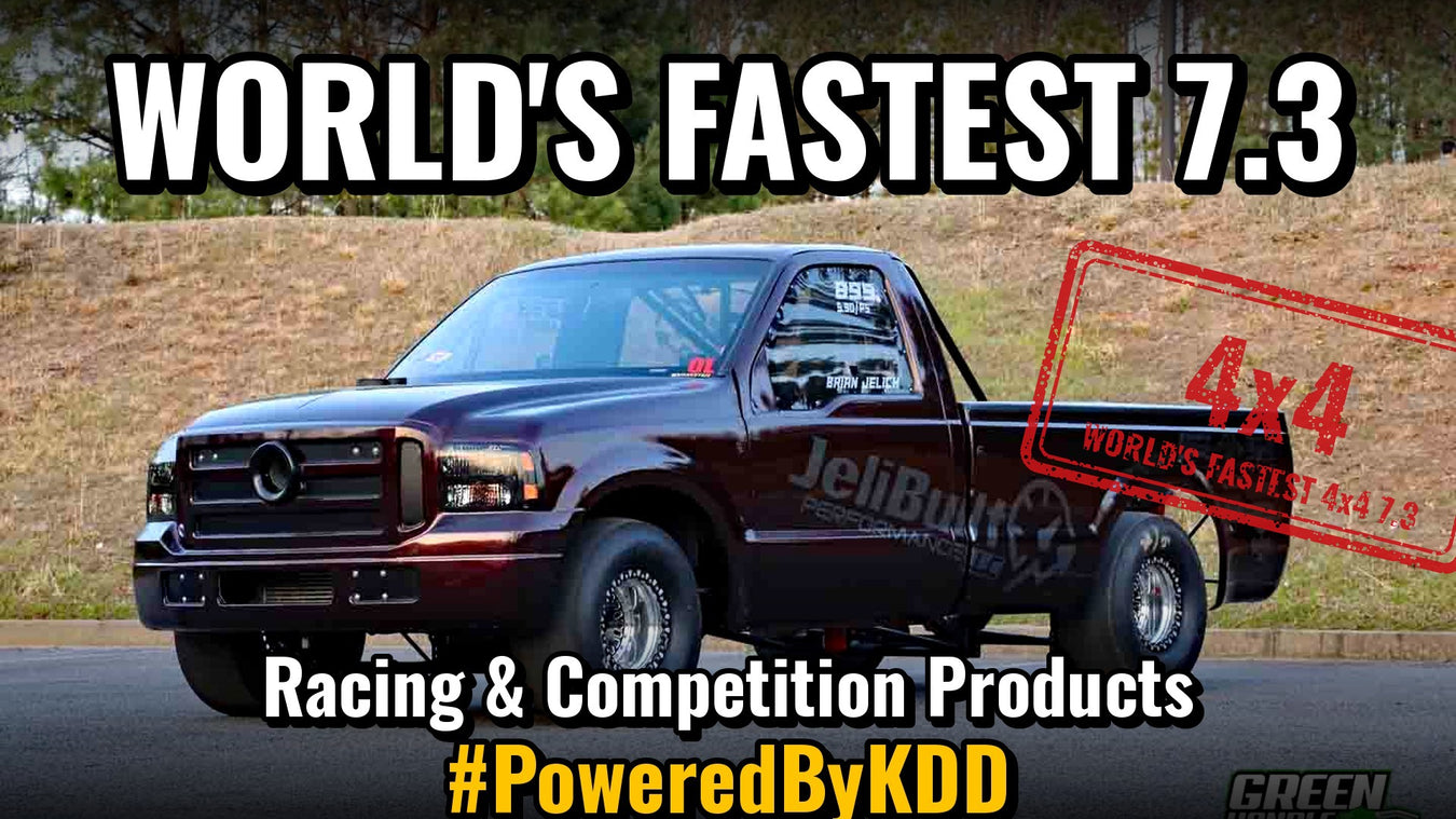 JeliBuilt Performance 7.3 Powerstroke F-350 race truck - World's Fastest 4x4 7.3 - Racing & Competition Products #PoweredByKDD
