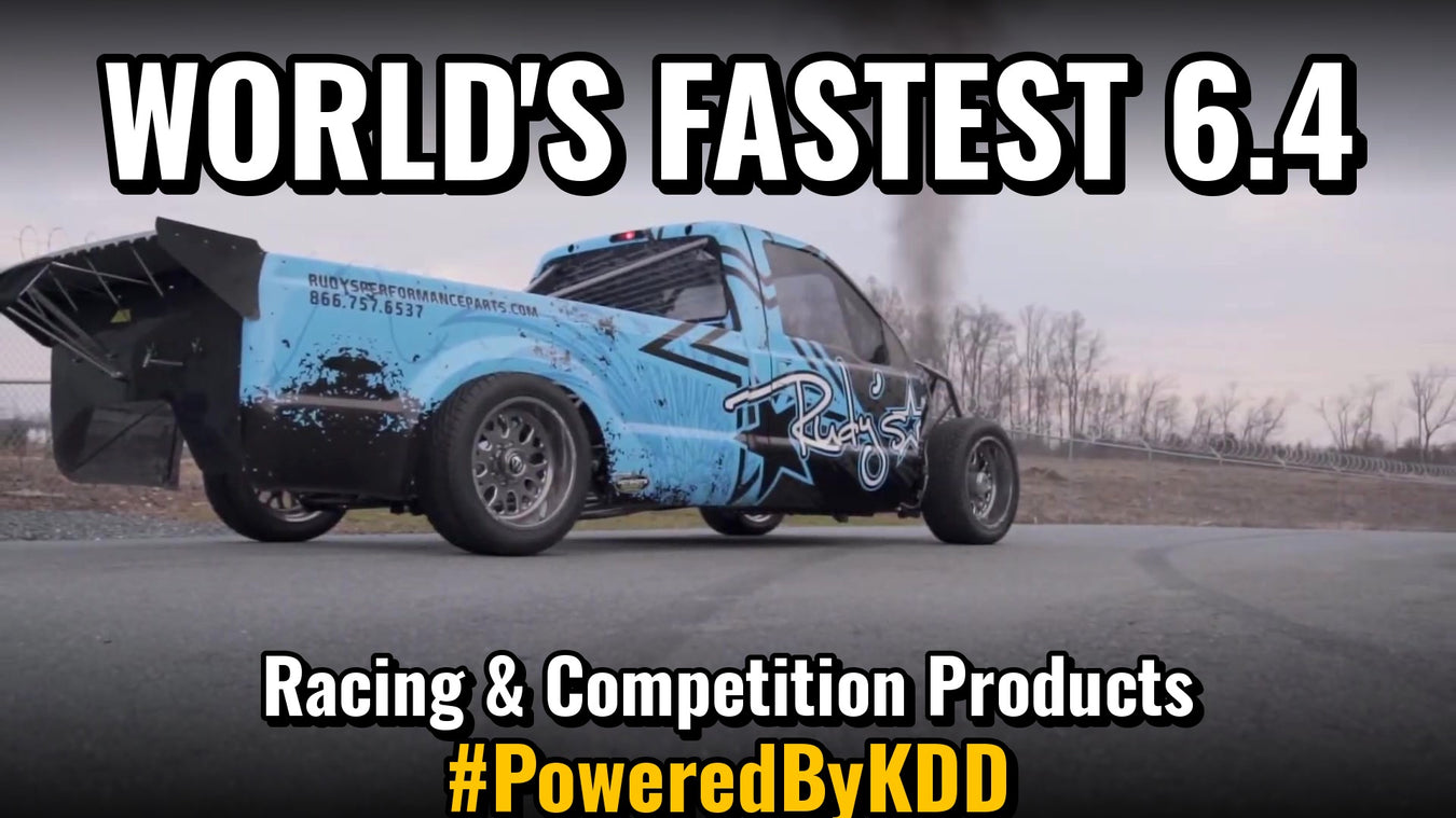 Rudy's Performance Parts 4WD 6.4 Powerstroke Pro Street drag truck - World's Fastest 6.4 - Racing & Competition Products #PoweredByKDD