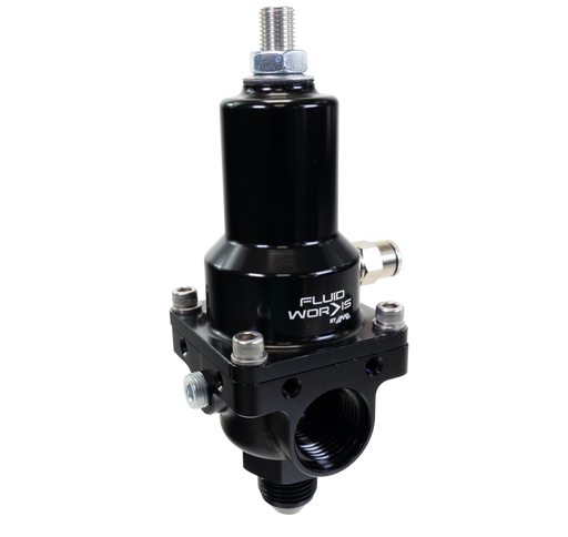 Fluidworks 7-20 GPM Fuel Pressure Regulator 180 Degree
