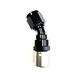 Fragola -12 AN x 30 Sport Crimp Hose End w/ Clear Collar