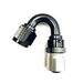 Fragola -10 AN x 150 Sport Crimp Hose End w/ Clear Collar