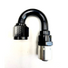 Fragola -16 AN x 180 Sport Crimp Hose End w/ Clear Collar