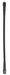 Fragola -3 AN Black Covered ASSY. Str x Str 24"