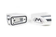Motion Raceworks Billet Valve Cover Breathers Clear Anodized (Pair)