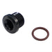 Fragola -6 AN (9/16-18) Socket Hex Port Plug, Black