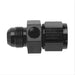 Fragola Inline Gauge Adapter -4 Male x -4 Female, Black