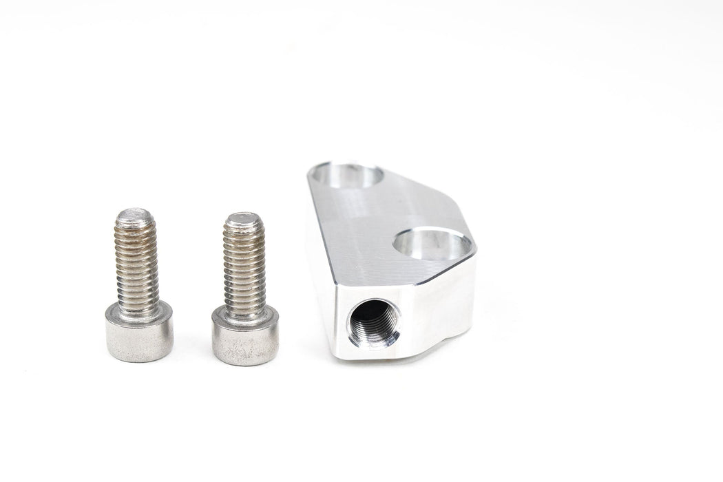 T4 / S400 / GT55 Turbo Low-Pro Oil Feed Flange 21-10010
