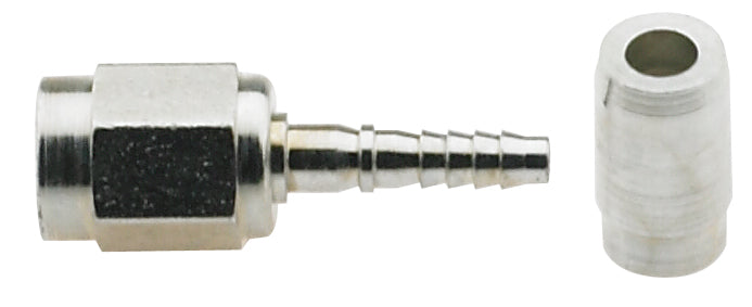 Fragola -8 AN Straight Crimped Brake Line Fitting, 20 Pack