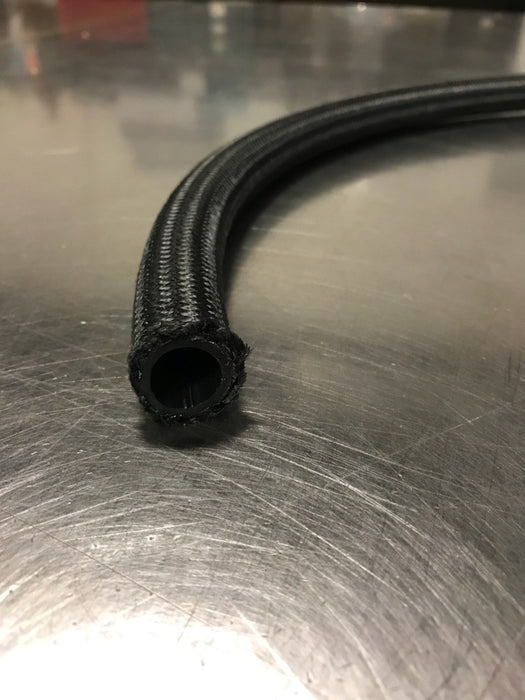 Fragola -8 AN Premium Nylon Race Hose, Black