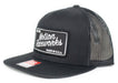 Motion Heritage Flat Bill Hat Black/Black Snapback
