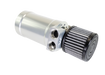 Motion Raceworks Top Loader Billet Oil Catch Can Clear Anodized ( Dual 10 AN Port )