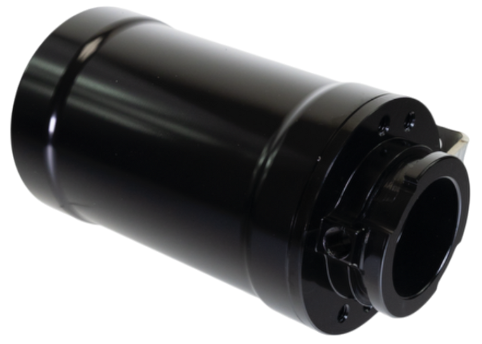 Coolant Expansion Tank / Remote Fill Billet Black Anodized w/ Mount