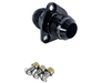 -8AN Flanged Bolt in Pass Thru Bulkhead Fitting by Fluidworks