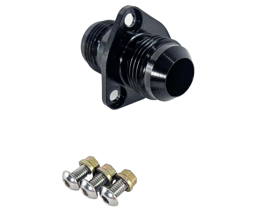 -8AN Flanged Bolt in Pass Thru Bulkhead Fitting by Fluidworks