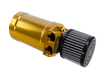 Motion Billet Top Loader Oil Catch Can Gold Anodized ( Dual 10 AN Port )