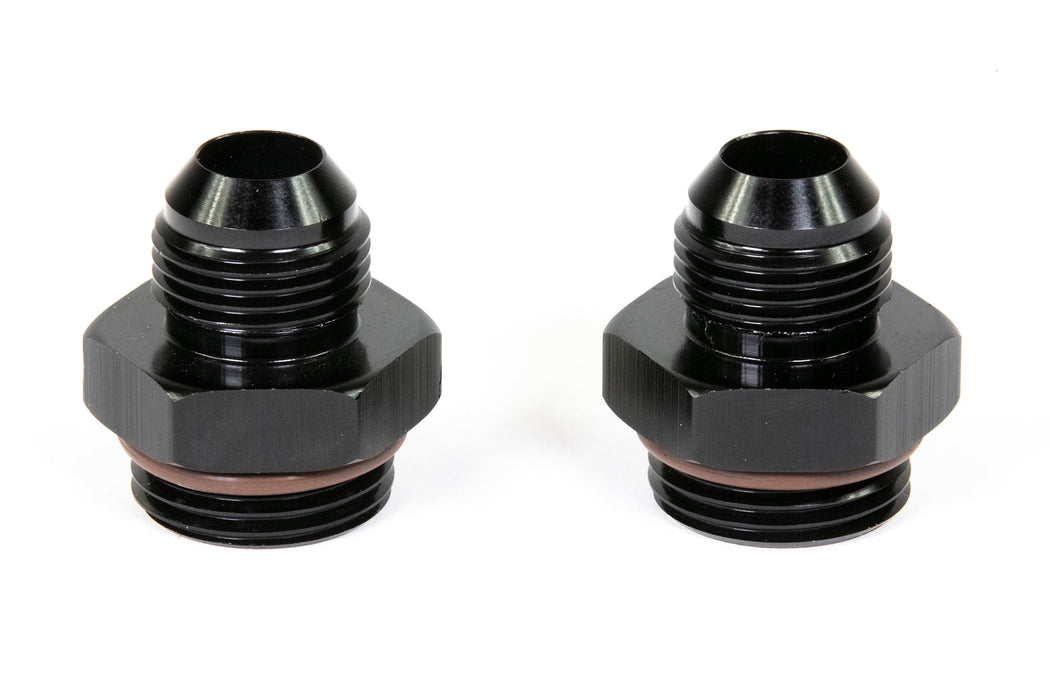 Motion Valve Cover Fittings -12 ORB to -10AN (Pair) 34-11012-2
