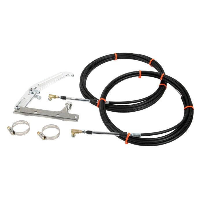 Motion Raceworks Dual Billet Parachute Handle Release Lever & Cable Mount Kit