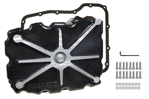 Goerend Dodge Chrysler 68RFE Transmission Pan Kit Black Powder Coat