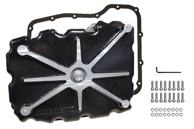 Goerend Dodge Chrysler 68RFE Transmission Pan Kit Black Powder Coat