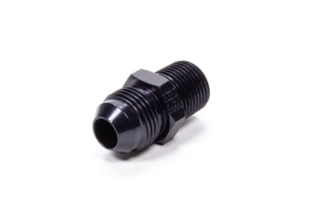 Fragola -10 AN x 3/4 MPT Straight Adapter, Black