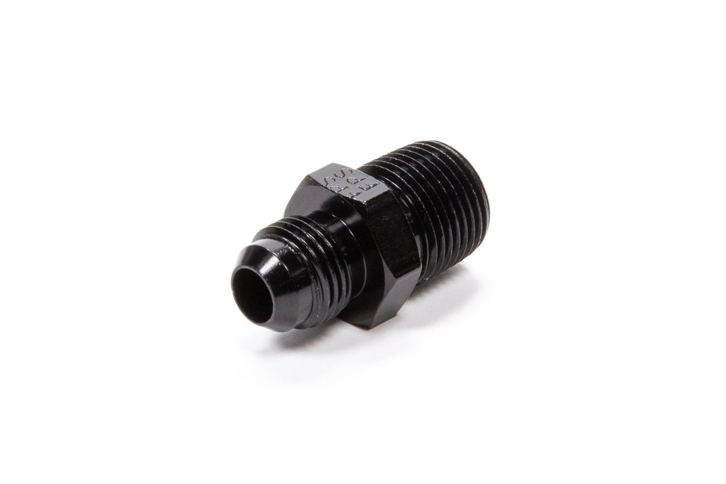 Fragola -6 AN x 3/8 NPT Straight Adapter, Black