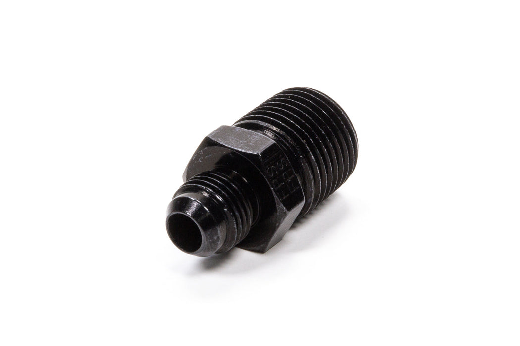 Fragola -6 AN x 1/2 NPT Straight Adapter, Black