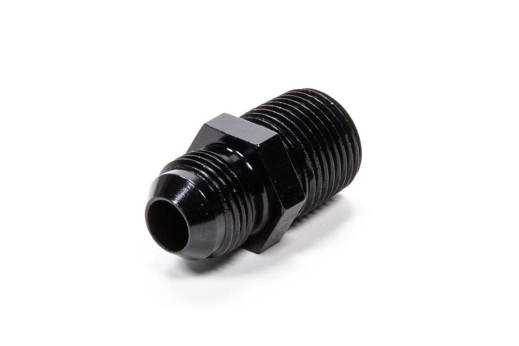 Fragola -8 AN x 1/2 NPT Straight Adapter, Black
