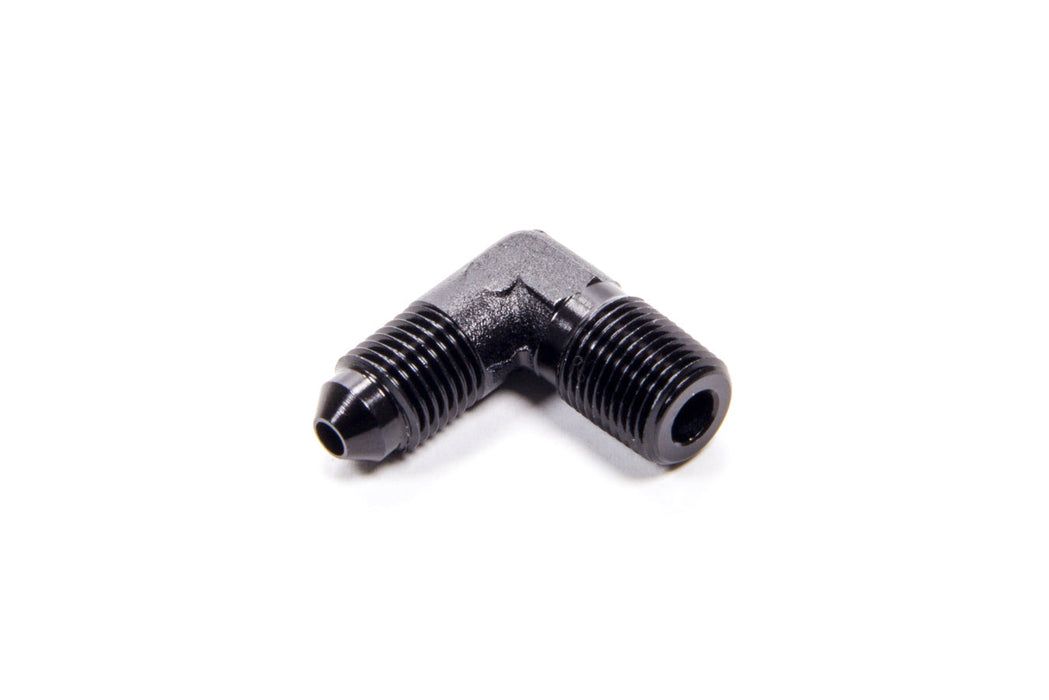 Fragola -3 AN x 1/8 NPT 90 Degree Adapter, Black