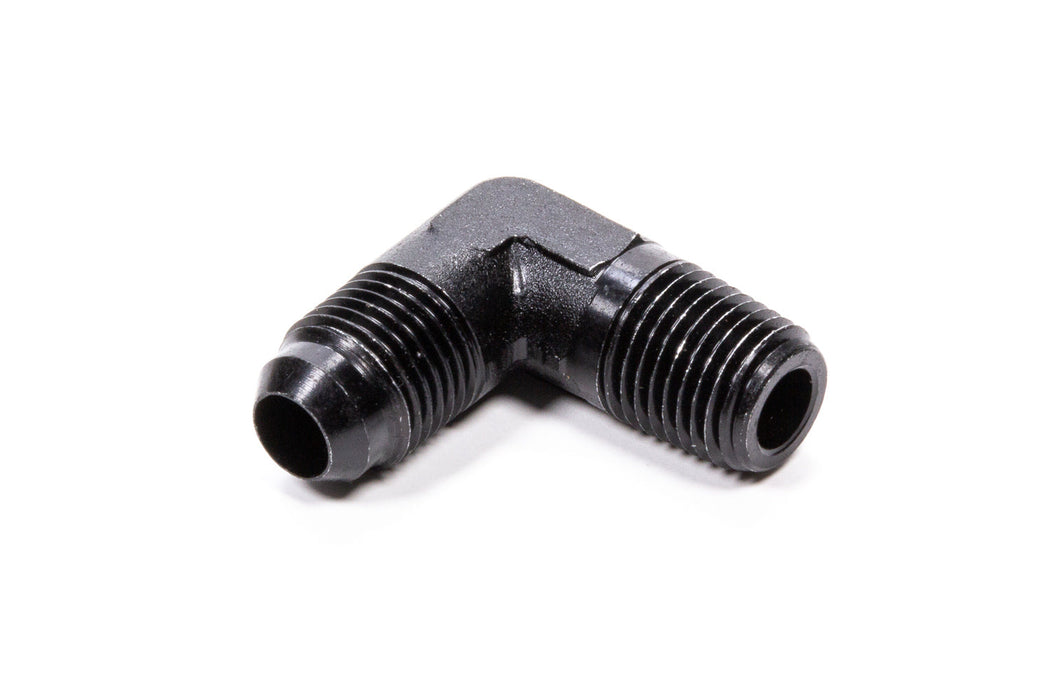 Fragola -4 AN x 1/8 NPT 90 Degree Adapter, Black