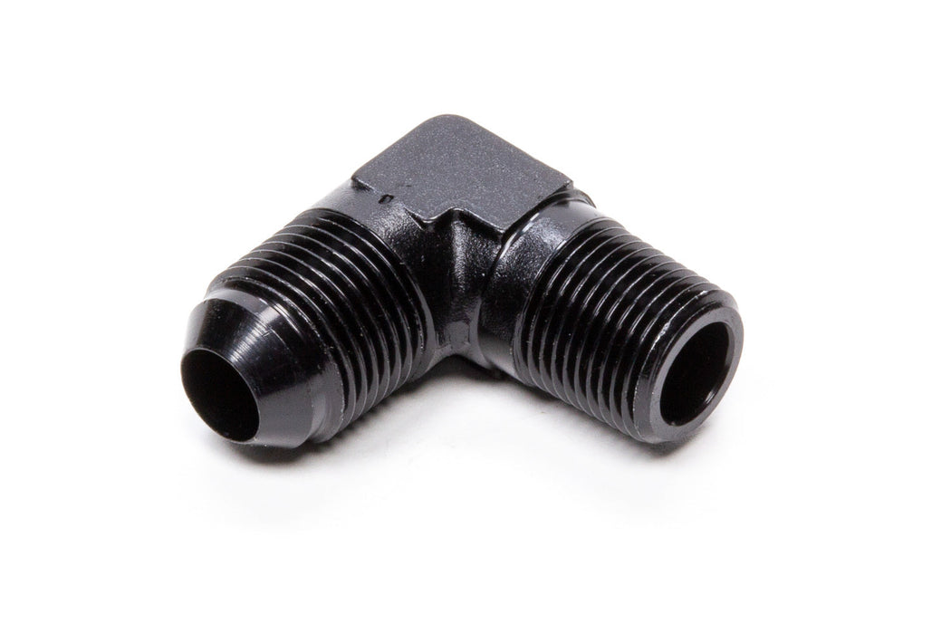Fragola -8 AN x 3/8 NPT 90 Degree Adapter, Black
