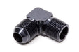 Fragola -12 AN x 1/2 MPT 90 Degree Adapter, Black
