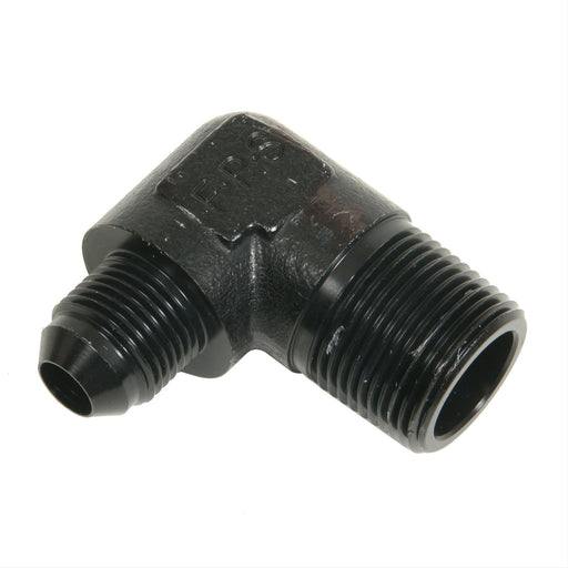 Fragola -8 AN x 3/4 NPT 90 Degree Adapter, Black
