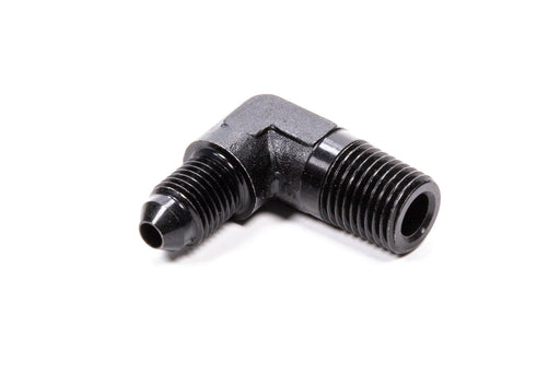 Fragola -4 AN x 1/4 NPT 90 Degree Adapter, Black