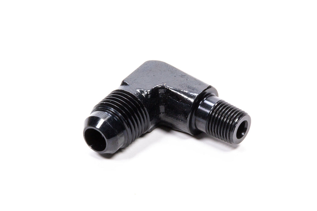 Fragola -6 AN x 1/8 NPT 90 Degree Adapter, Black