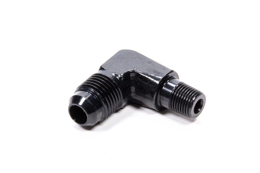 Fragola -6 AN x 1/8 NPT 90 Degree Adapter, Black