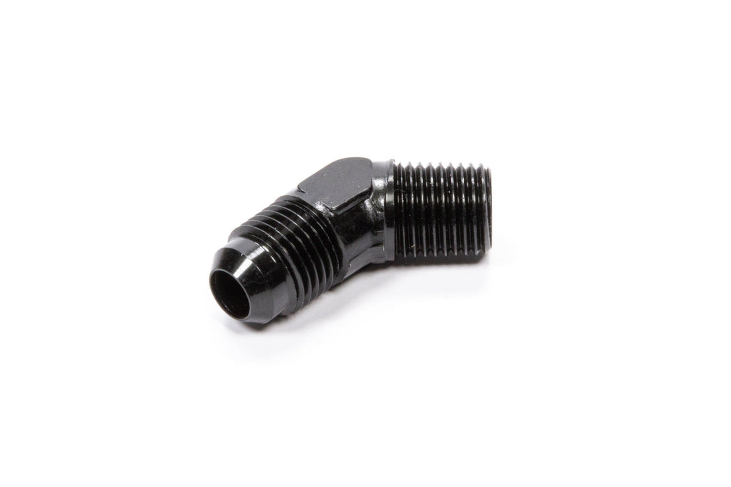 Fragola -4 AN x 1/8 NPT 45 Degree Adapter, Black
