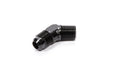 Fragola -8 AN x 3/8 NPT 45 Degree Adapter, Black