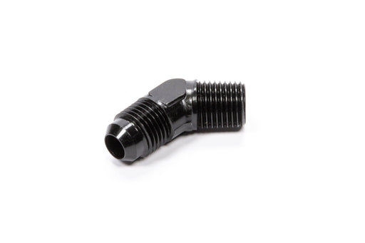 Fragola -8 AN x 3/8 NPT 45 Degree Adapter, Black
