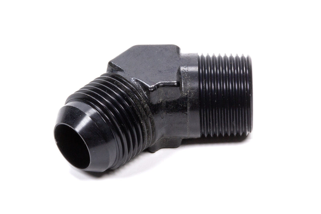 Fragola -10 AN x 3/8 NPT 45 Degree Adapter, Black
