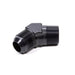 Fragola -16 AN x 1 NPT 45 Degree Adapter, Black