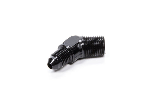 Fragola -4 AN x 1/4 NPT 45 Degree Adapter, Black
