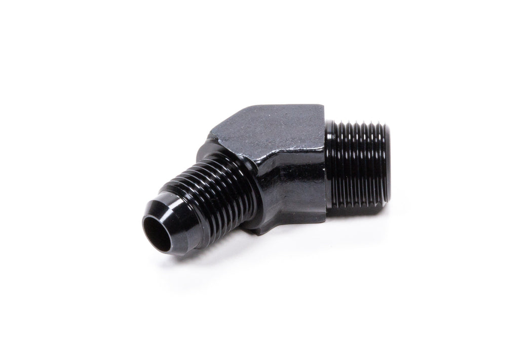 Fragola -6 AN x 3/8 NPT 45 Degree Adapter, Black
