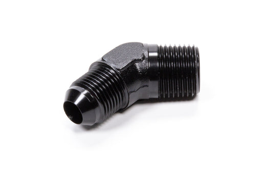 Fragola -8 AN x 1/2 NPT 45 Degree Adapter, Black