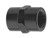 Fragola 1/4 FPT Coupler, Black