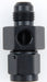 Fragola Inline Gauge Adapter -6 Male x -6 Female, Black