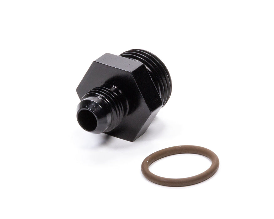 Fragola -6 AN x 7/8-14 (10) Radius Fitting, Black