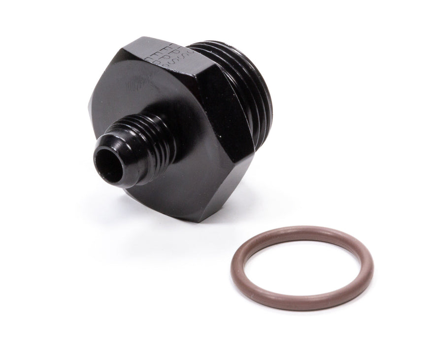 Fragola -6 AN x 1 1/16-12 (12) Radius Fitting, Black